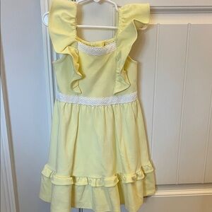 Janie and Jack Yellow Ruffle Dress
